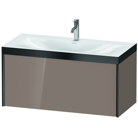 Xviu C-Bonded Wall-Mounted Vanity Cappuccino High Gloss